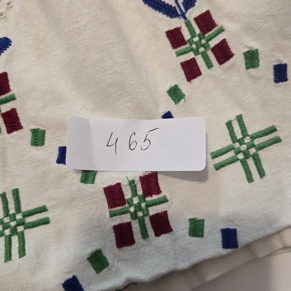 ba&sh Kimber Top Cotton Short sleeves Tie neck Pull on Size M - Picture 11 of 11